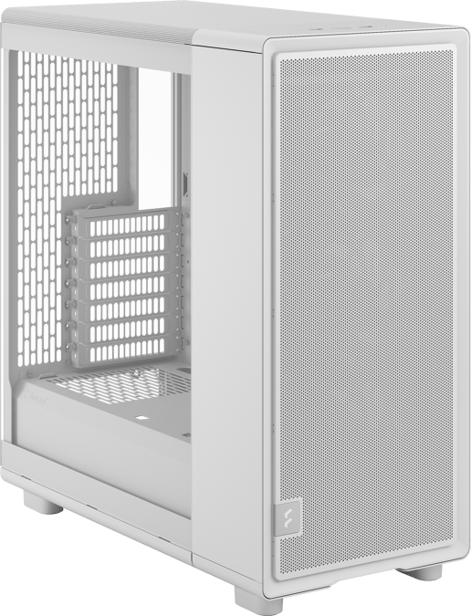 Fractal Epoch TG Mid Tower Gaming Case - White 