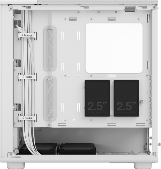 Fractal Epoch TG Mid Tower Gaming Case - White 