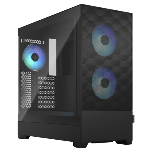 Fractal Pop Air RGB Mid Tower Gaming Case - Black 