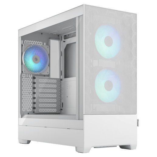 Fractal Pop Air RGB Mid Tower Gaming Case - White 