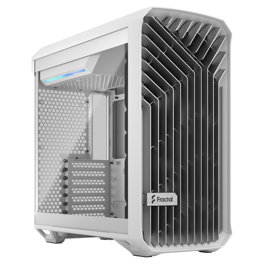 Fractal Torrent Compact TG RGB Mid Tower Gaming Case - White 