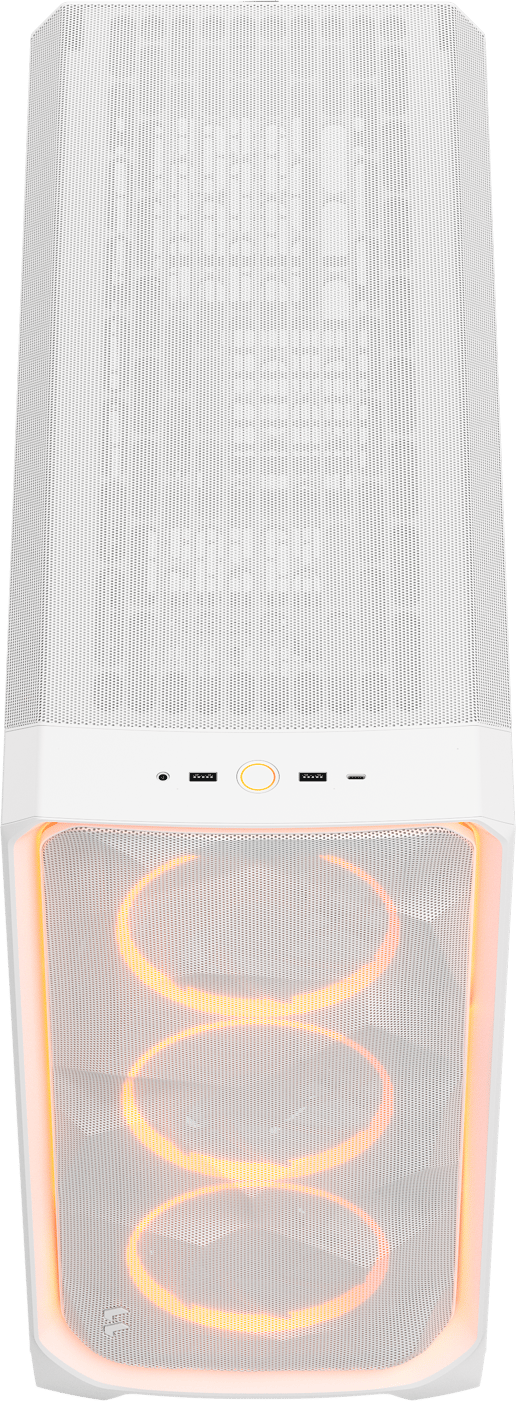 Fractal Meshify 3 XL Ambience Pro RGB Mid Tower Gaming Case - White 