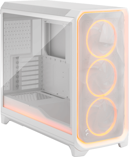 Fractal Meshify 3 XL Ambience Pro RGB Mid Tower Gaming Case - White 
