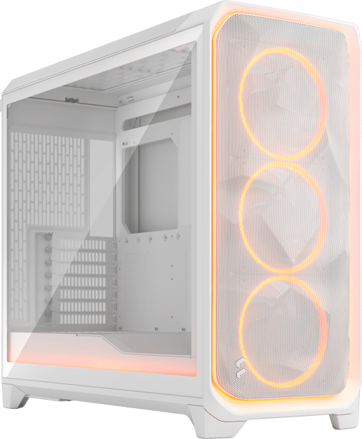 Fractal Meshify 3 XL Ambience Pro RGB Mid Tower Gaming Case - White 