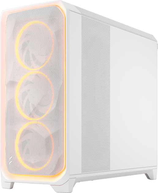Fractal Meshify 3 XL Ambience Pro RGB Mid Tower Gaming Case - White 