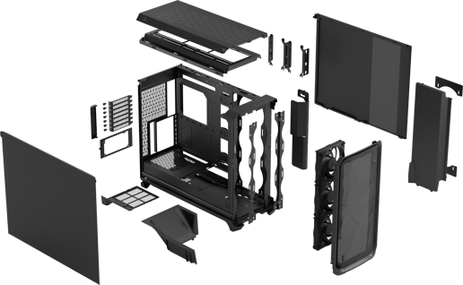 Fractal Meshify 3 XL Mid Tower Gaming Case - Black 