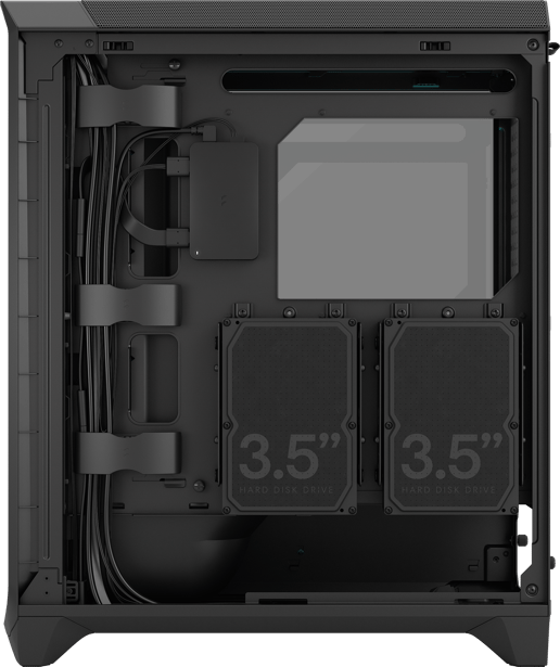 Fractal Meshify 3 Ambience Pro RGB Mid Tower Gaming Case - Black 