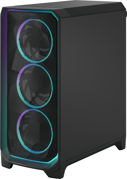 Fractal Meshify 3 Ambience Pro RGB Mid Tower Gaming Case - Black 