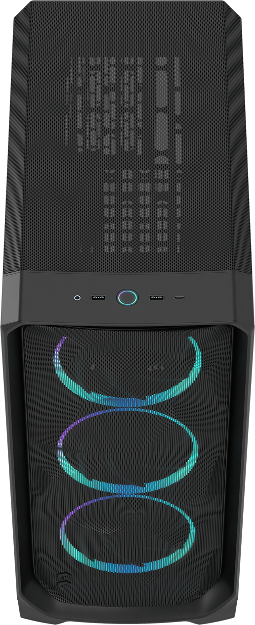 Fractal Meshify 3 RGB Mid Tower Gaming Case - Black 