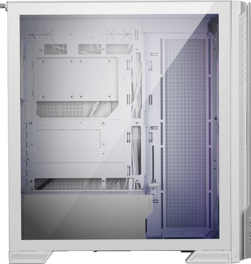 MSI MPG VELOX 300R AIRFLOW PZ WHITE Mid Tower Gaming Case - White 