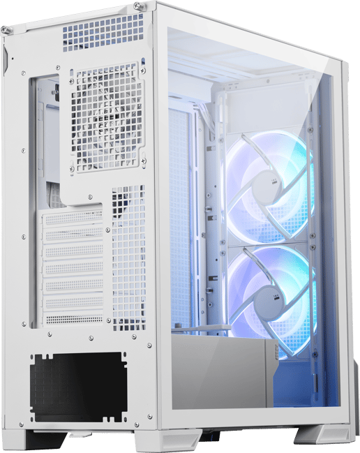 MSI MPG VELOX 300R AIRFLOW PZ WHITE Mid Tower Gaming Case - White 
