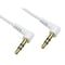 Cables Direct 5m 3.5mm Stereo Audio Cable, White