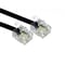 Cables Direct 10m RJ-11 to RJ-11 Modem Cable in Black