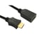 Cables Direct 0.5m HDMI 1.4 High Speed with Ethernet Extension Cable in Black