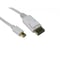 Cables Direct 2m Mini DisplayPort to DisplayPort Cable in White