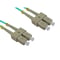 Cables Direct 3m OM3 Fibre Optic Cable, SC-SC (Multi-Mode)