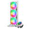 Cooler Master MasterLiquid 360 Core II 360mm AiO Liquid CPU Cooler in White
