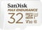 SanDisk MAX ENDURANCE 32GB UHS-1 (U3) & Adaptor 