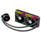 CiT Pro Glacier 240mm All-in-One Liquid CPU Cooler in Black with Temperature Display